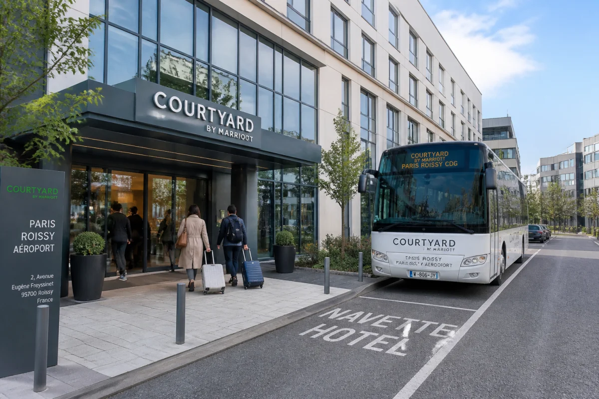 hotel roissy charles de gaulle avec navette