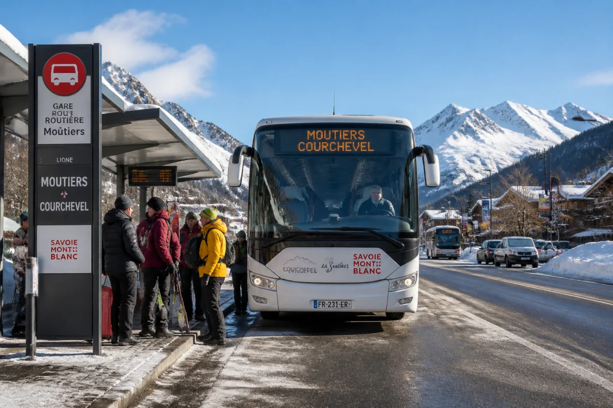 horaire navette courchevel