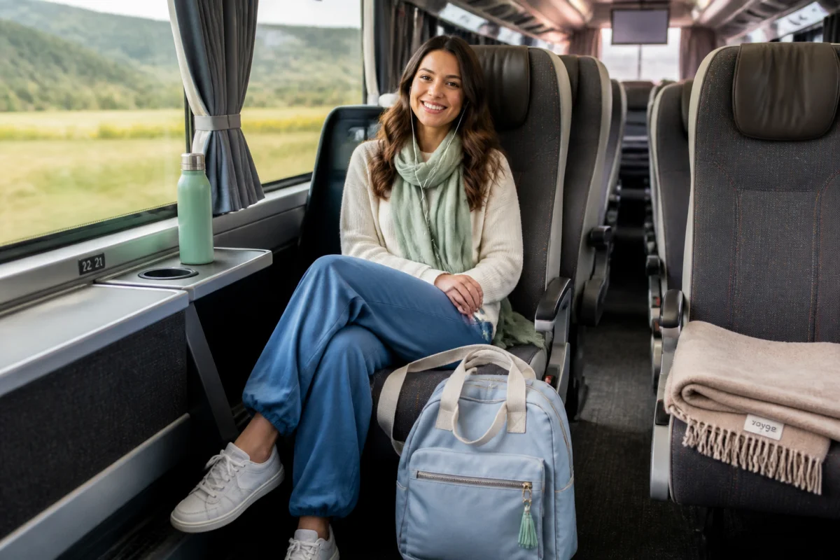 Tenue pour voyager en autocar et rester confortable tout le trajet